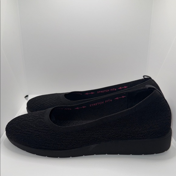Skechers Cleo Flex Wedge Flipside Skimmer Slip On Knit Shoes Women’s 10 - Picture 5 of 11